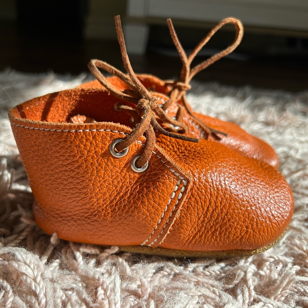 MonPetit leather Oxford